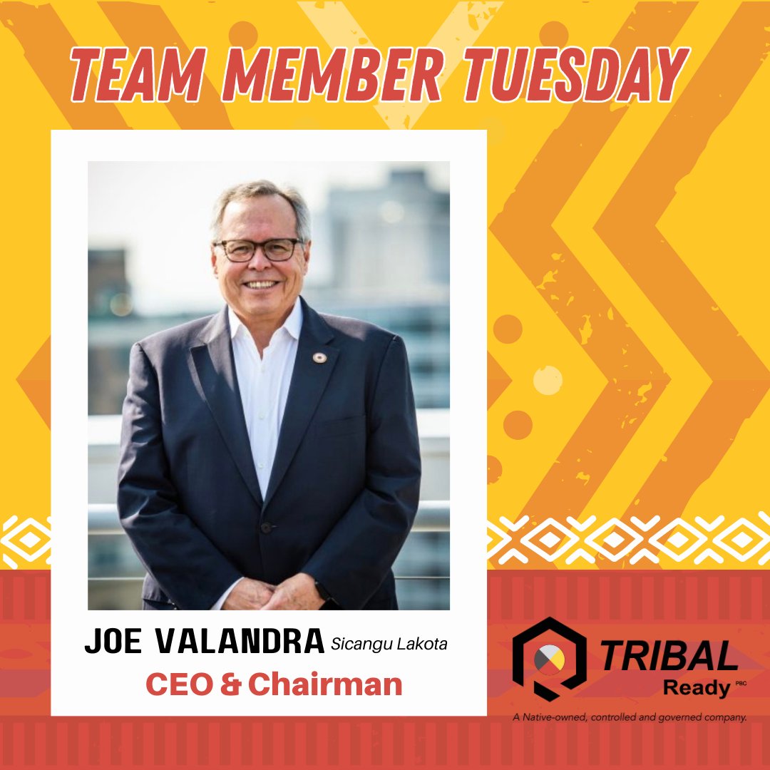 Joe is focused on technological development, marketing and deployment of products and services that benefit Native Nations. He has held executive roles with Native American Contractors Association and the National Indian Gaming Commission, among others. #TeamMemberTuesday
