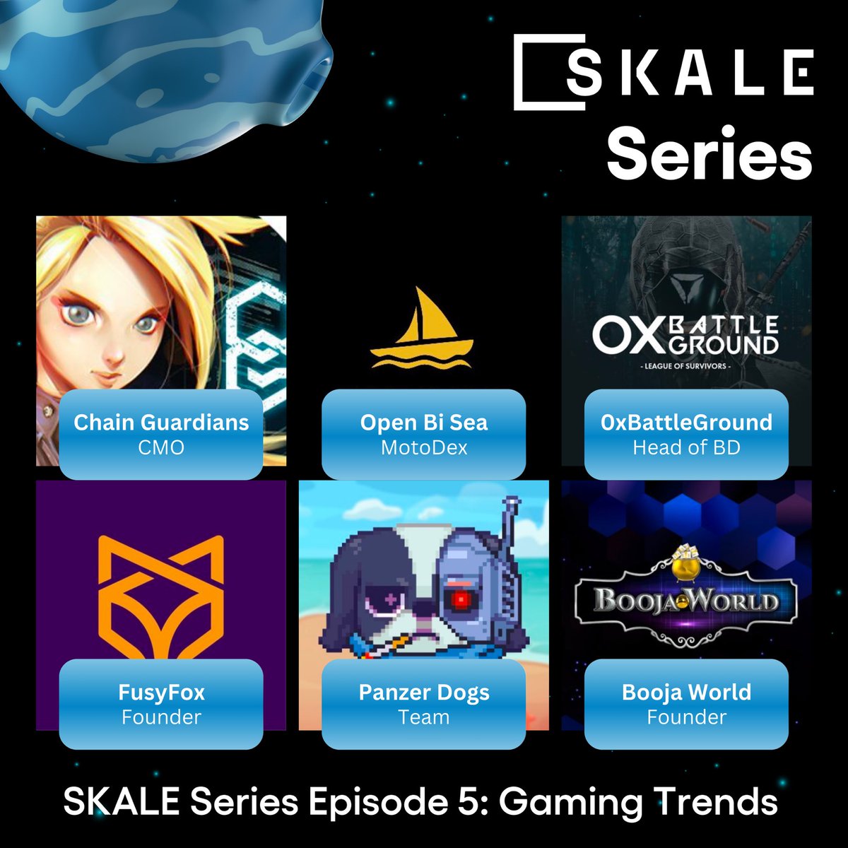 SkaleNetwork's tweet photo. Wondering how Web3 games navigate the swiftly changing gaming scene?

Join us in learning from this diverse panel of game creators as they tackle the crucial questions about the future of Web3 games and their strategies for embracing evolving trends!

🔔https://t.co/94AykEcNle https://t.co/zTQQWSpiyC