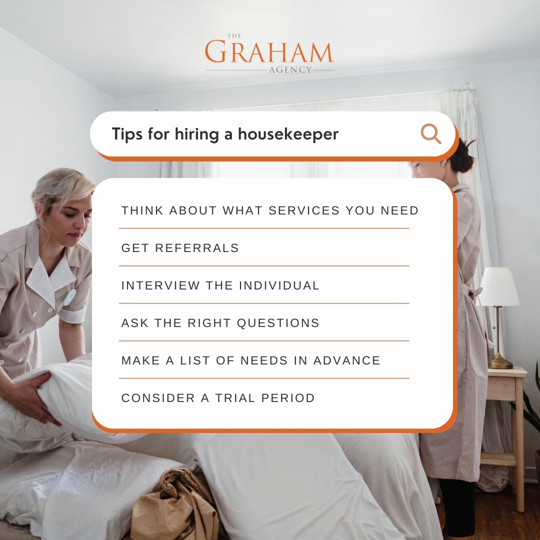 GrahamAgencyUK's tweet photo. Have you been thinking of hiring a housekeeper? 🤔

https://t.co/wwvnH864Ws

#DomesticStaff #HouseholdStaff #Butler #Chauffeurs #DomesticCouple #Housekeeper #Housemen #Maid #Nanny https://t.co/SKWUiMfYYl