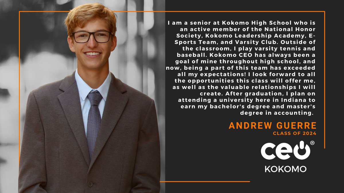 Mr. Andrew Guerre, Kokomo CEO Class of 2024