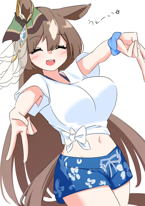 おはようございます、28日目の朝ダイヤですうぇいうぇい#ウマ娘#サトノダイヤモンド 