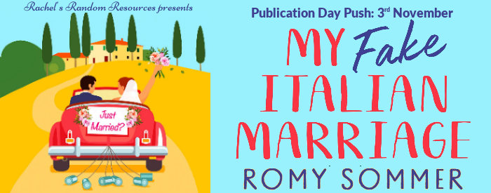 New Tour Alert! New Tour Alert! 

My Fake Italian Marriage by <a href="/romy_s/">Romy Sommer 🇿🇦 🇺🇦 🌻 🏳️‍🌈 🏳️‍⚧️ ✊🏼 ❤️</a> 
3rd November

#bookbloggers who enjoy a #romance please consider this #blogtour and let me know if you are keen to take part.  rachelsrandomresources.com/my-fake-italia… 
<a href="/0neMoreChapter_/">One More Chapter</a>