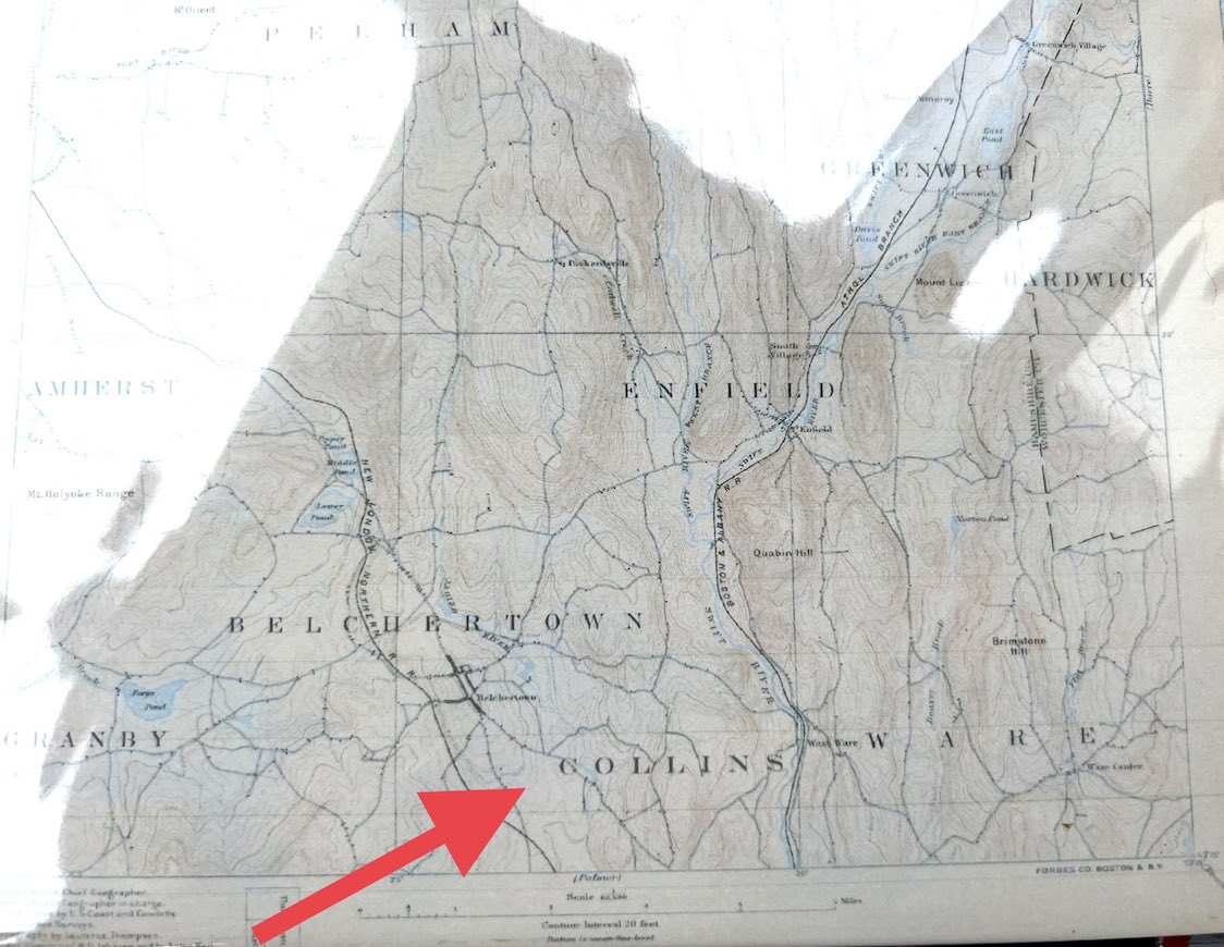 dgray3994's tweet photo. Do I love making props? ABSOLUTELY. I was able to get a copy of a Quabbin Valley map from 1860 & scan it into my computer to add Collins to the area. Now my “make believe” town has a location. #thepack #collinsma #bookstuff
To read the series, click here https://t.co/3zW75NuRaL https://t.co/8biS6Q1N2B