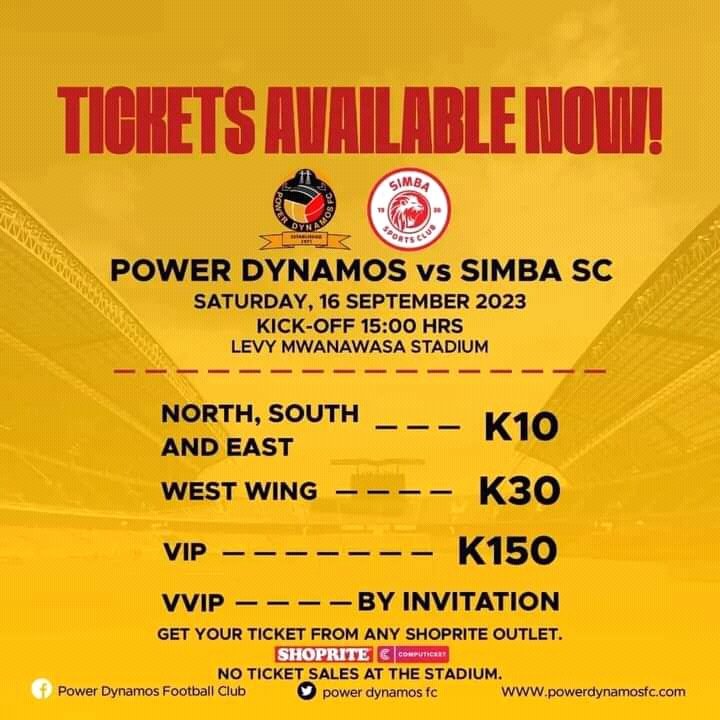 thfc_nkumbu's tweet photo. Power Dynamos need all the support they can get on Saturday when they host Simba .. Help us fill Levy stadium by buying tickets for those who can't afford. Lots of people in Ndola want to go.1, 542 tickets secured so far. It's only k10 
Support Zed local football &amp; RT mwefipondo https://t.co/JUQwRXOVIJ