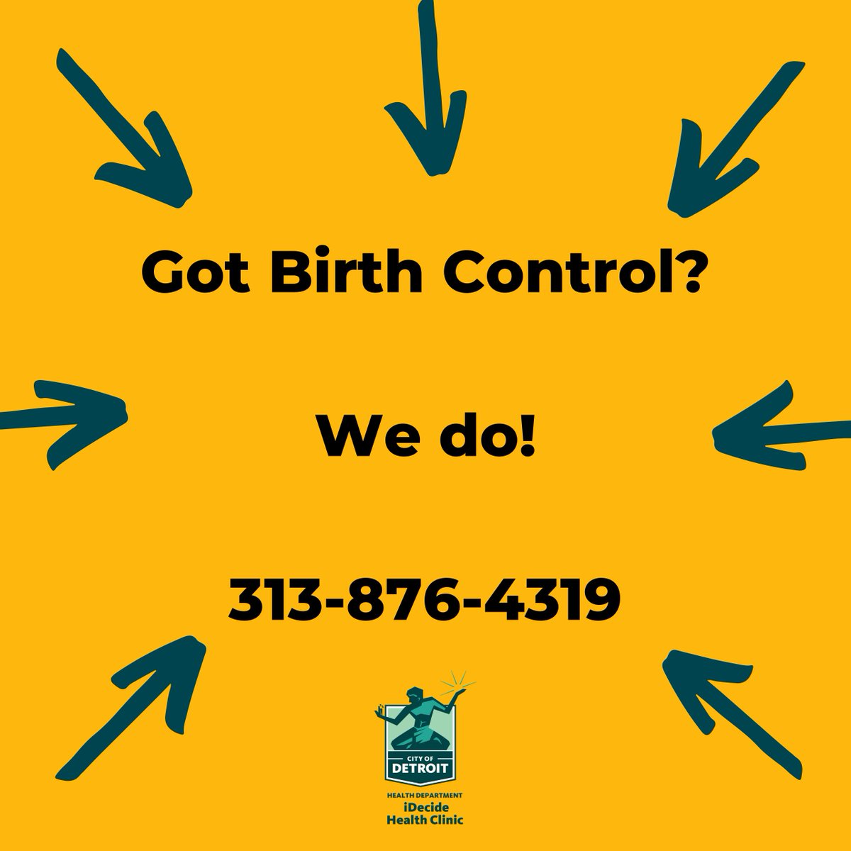 idecidedetroit's tweet image. #MethodMonday - #GotBirthControl? We can help if you are looking to start birth control or switch to a new method! Just give us a call at 313-876-4319. #iDecideDetroit
