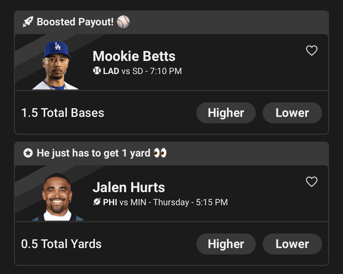 fuzzyfromyt's tweet photo. We have finally partnered up with Underdog Fantasy! 🚨

They have a Mookie Betts pick ‘em BOOSTED TO 25X right now..

Don’t miss out! Use code FUZZY to get up to a $100 deposit bonus 🔥

Sign up here:
https://t.co/0Cbg6xwoR3 https://t.co/HuKvHvr9Ed