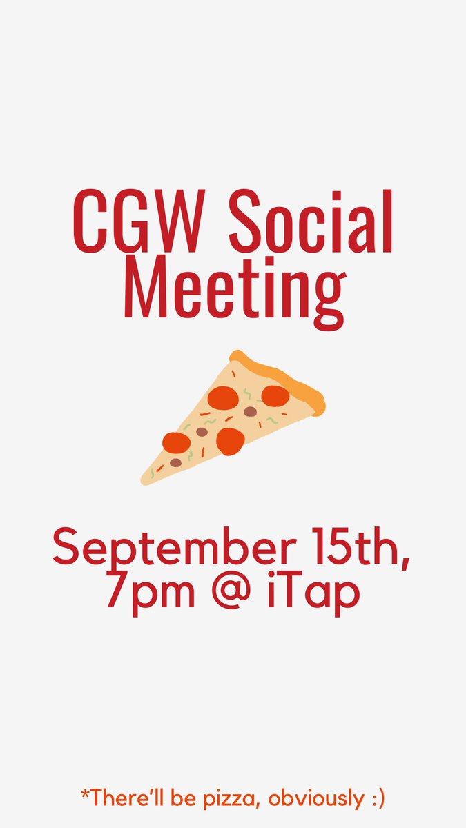 Join us this Friday 7pm at iTap for our social meeting! Feel free to bring friends!