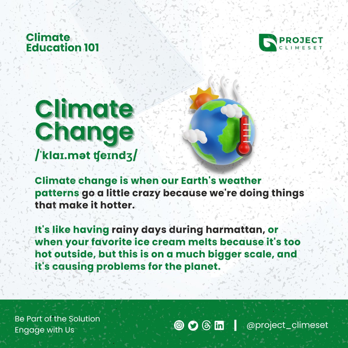 ProjectClimeset's tweet photo. Simplifying climate change with Eddie and Ibukun - it's time to take action!
#ClimateEducation
#ClimateAction
#ProjectClimeset https://t.co/BK64H6OH6T