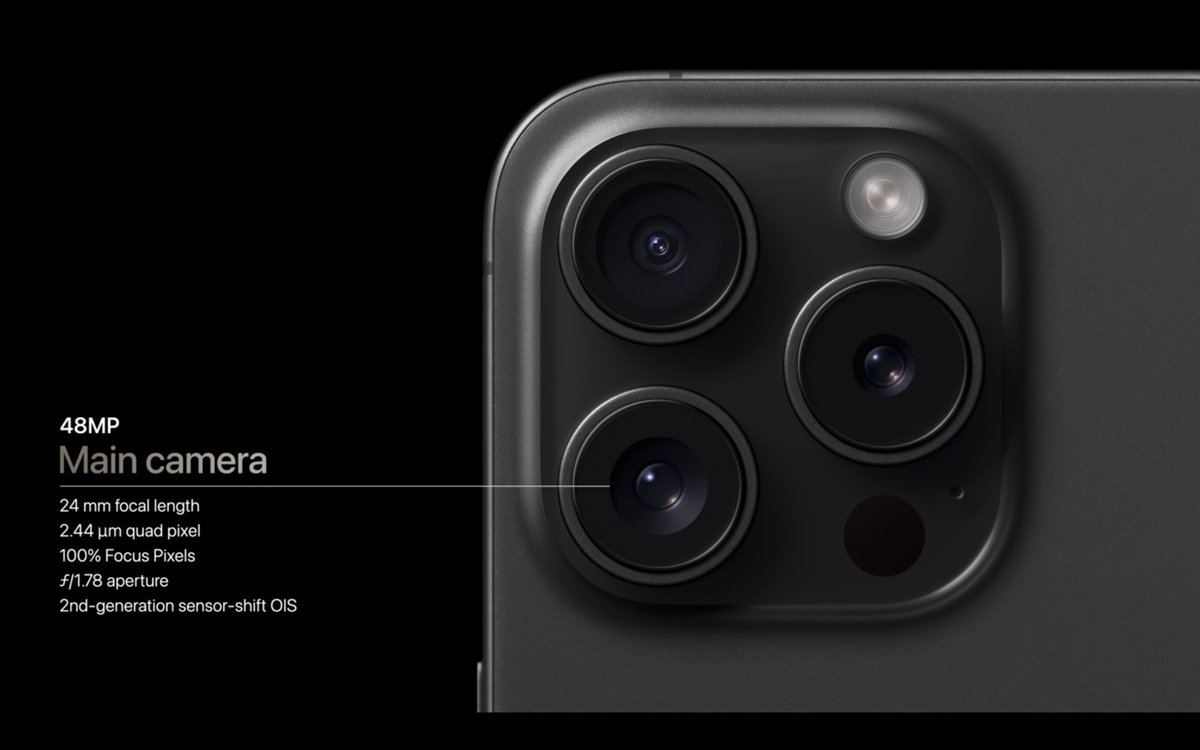 #AppleEvent  iPhone 15 Pro camera features!