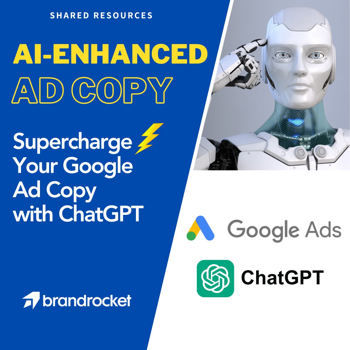 BrandRocketHQ's tweet photo. Powered by OpenAI's GPT API,  this Google Ads script helps you craft better ad copy.  Get AI-driven suggestions that ensure you're utilizing the maximum potential of every headline and description!   #GoogleAds #ChatGPT  https://t.co/uqTTZHAbk9 https://t.co/P7Eps7zpRS