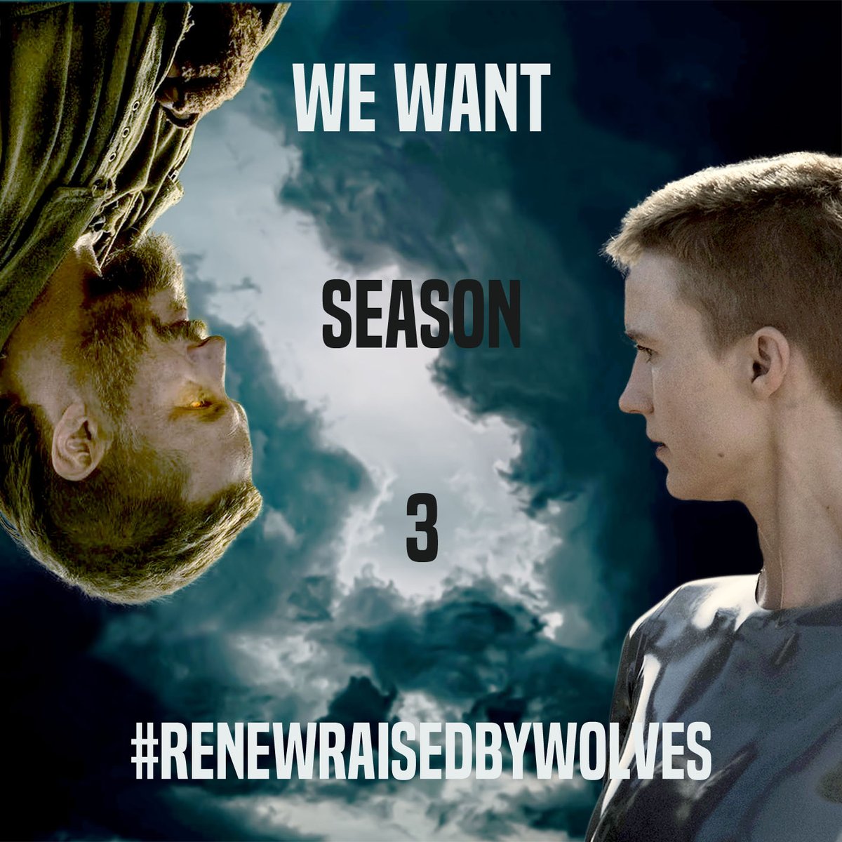3 years ago Raised By Wolves started, we couldn't imagine how fascinating that journey would be. 
Please reply with #RenewRaisedByWolves and tell them this pure sci-fi dream must be back!!! <a href="/PrimeVideo/">Prime Video</a> <a href="/JSalke/">Jennifer Salke</a> <a href="/appletv/">Apple TV</a> <a href="/tim_cook/">Tim Cook</a> <a href="/peacock/">Peacock</a> <a href="/kellycampbell/">Kelly Campbell</a> <a href="/paramountplus/">Paramount+</a>  <a href="/hulu/">Hulu</a>