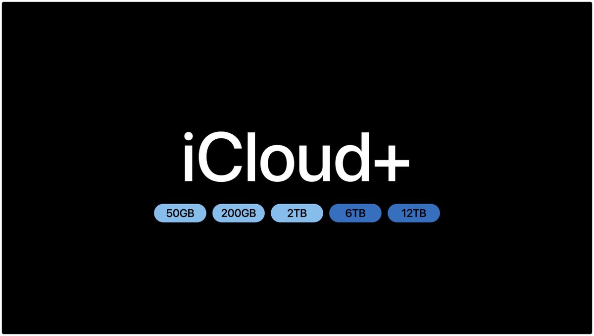 BasicAppleGuy's tweet photo. Still 5GB base storage… 🫠 #AppleEvent https://t.co/fkvBpwoxHq