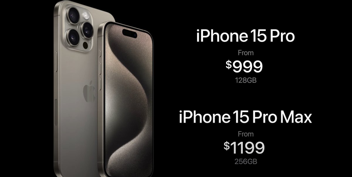 Prices remains same! Hopefully in India too #AppleEvent #iPhone15Pro #IndiaOnTheMoon