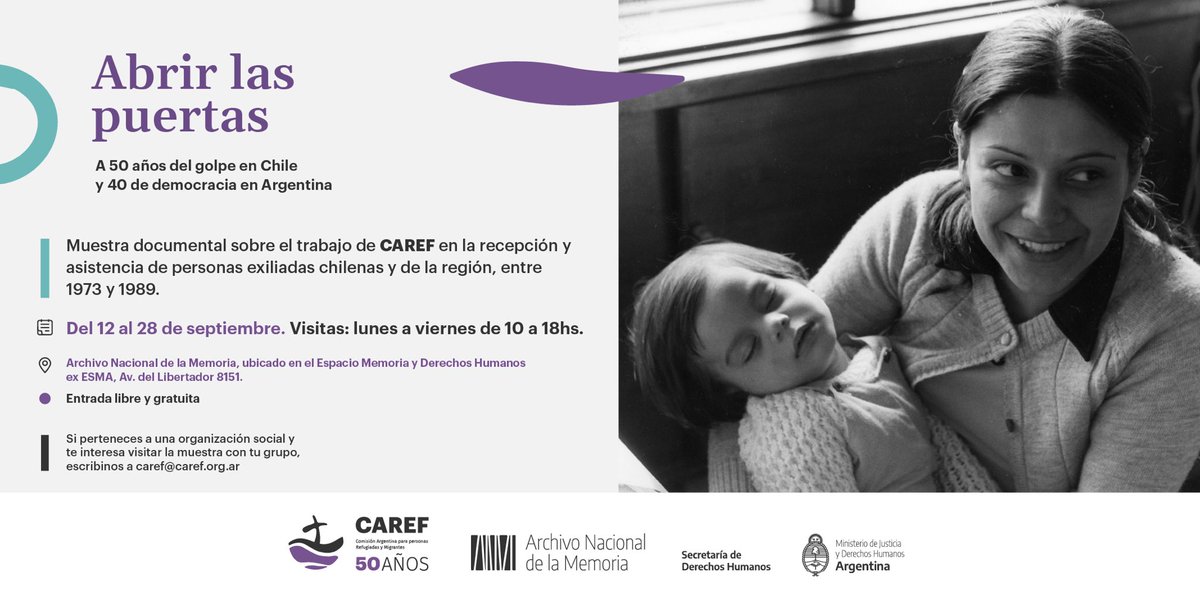 Ya estamos en el Archivo Nacional de la Memoria!!

Las y los esperamos!