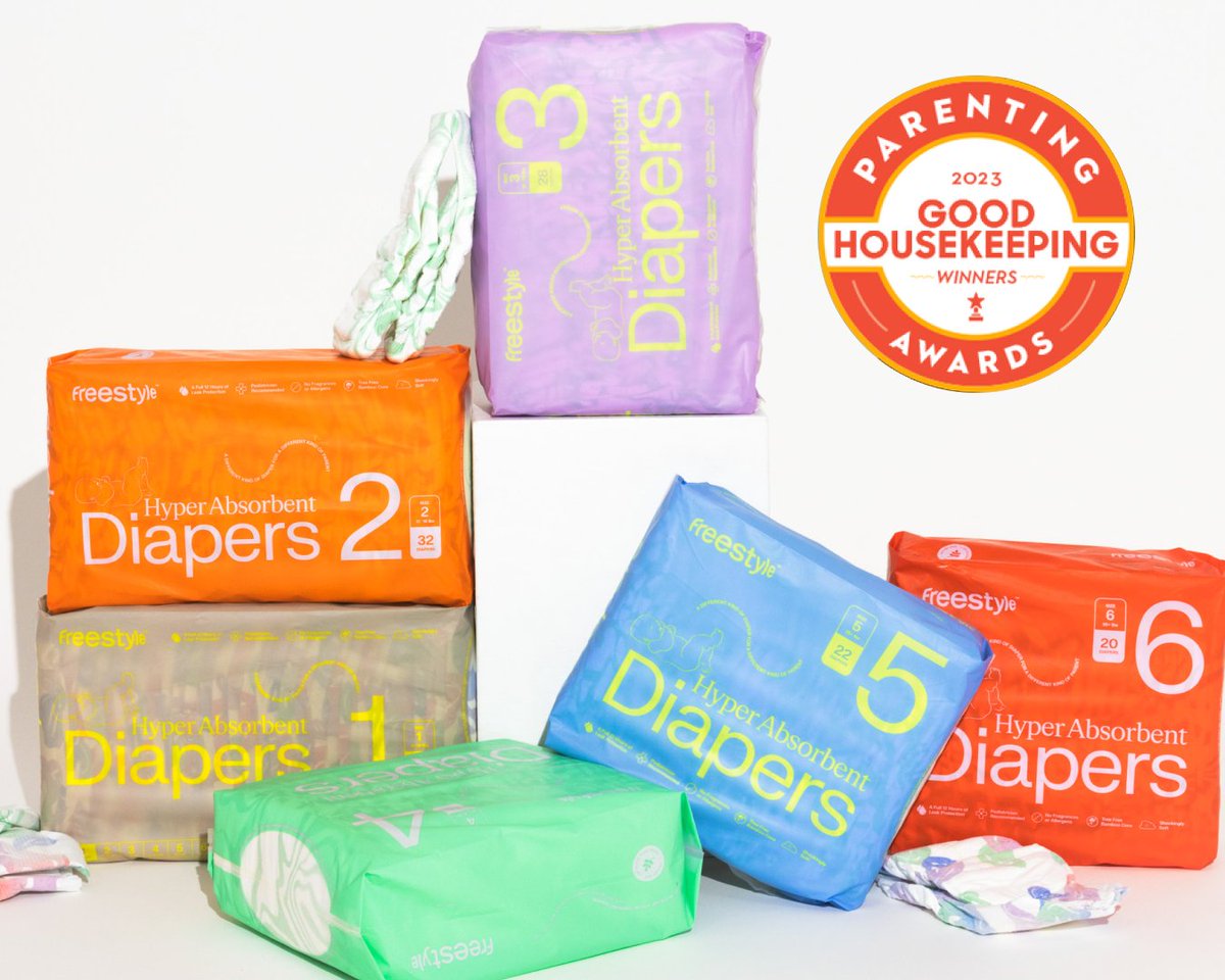 We tried to tell you -- Freestyle makes the best diaper on the market, hands down. Just ask Good Housekeeping: goodhousekeeping.com/childrens-prod…
