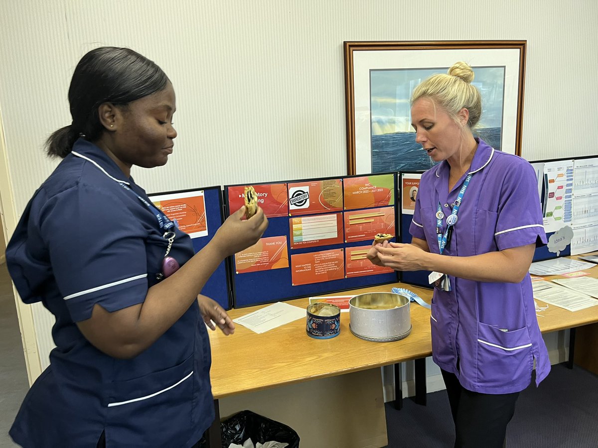 Congrats to our Bake Off winner physio Mia for her amazing cookies! 😋Tough judging panel today!