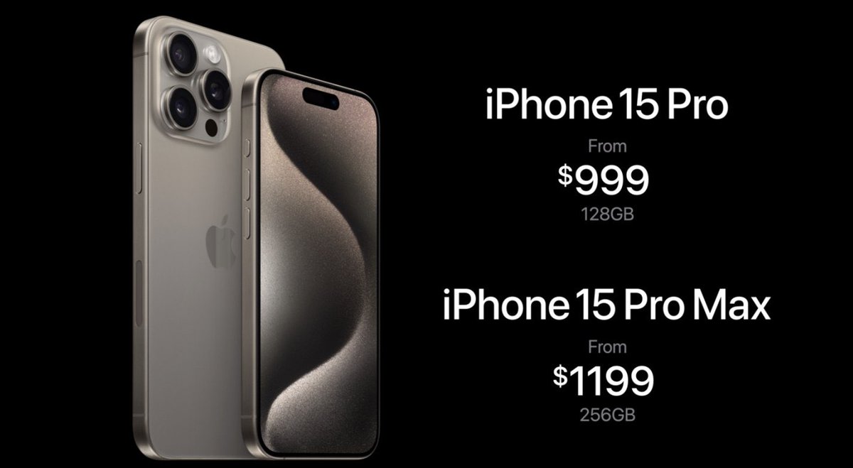 And there's your new iPhone lineup at the #AppleEvent  -- a phone at every price point, Dynamic Island and emergency satellite connectivity from $799 and up.