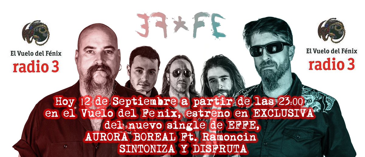 Seguimos de estrenos hoy con @lakruelband y <a href="/ROCKEFFE/">EFFE</a> Además nos visita <a href="/MigueldeLys/">Miguel de Lys ⚜️</a> para hablar de 1696 de <a href="/insomniumband/">Insomnium Official</a> Ya sabes que despegamos a las 23h.en <a href="/radio3_rne/">Radio 3</a>
