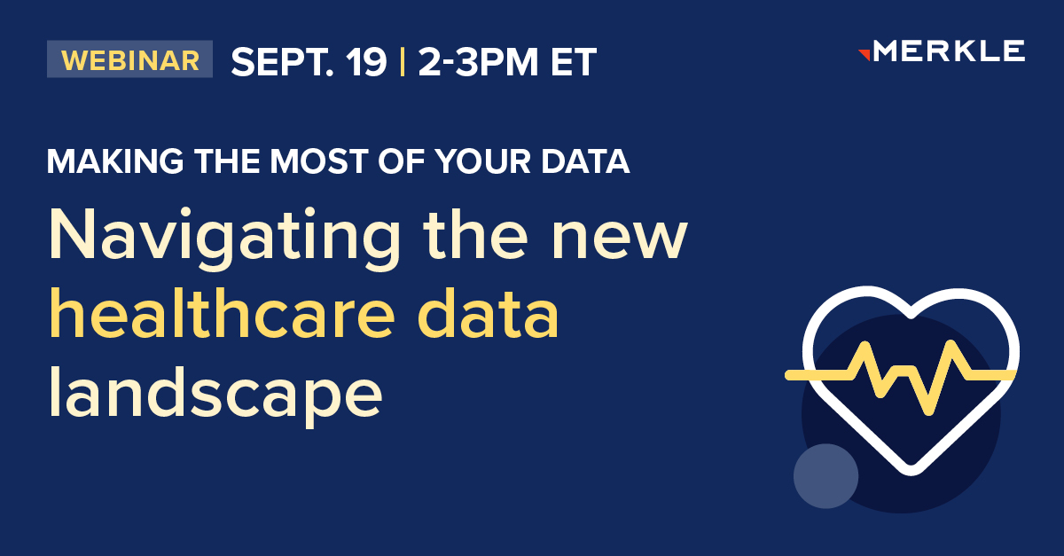 How can you optimize #datamanagement strategies in line with HHS and #HIPAA regulations? Register for the Merkle webinar with Frank Lee & Grace Atherton on Sept 19 at 2pm ET to learn more: ow.ly/QZ7050PJ0It
