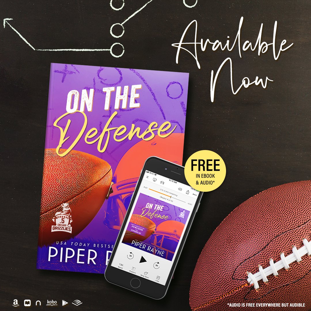 On the Defense, a prequel in the Chicago Grizzlies series by @PiperRayneRocks is now LIVE and FREE in ebook & audio!

Download today on all platforms!
books2read.com/otd
 
#chicagogrizzlies #piperrayne #sportsromance #freebook #freeseriesstarter @valentine_pr_ #newrelease