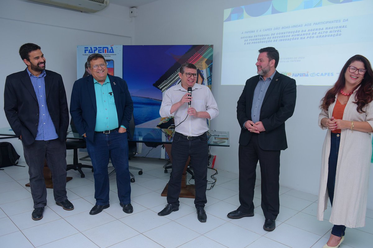 GovernoMA's tweet image. 🔬Fapema sedia importante evento nacional: a Oficina de Construção da Agenda Nacional de Formação de Recursos Humanos de Alto Nível e de Prospecção sobre Inovações na Pós-Graduação.

🤝 Uma iniciativa promovida pela CAPES em colaboração com o CONFAP.

#InovaçãoMA #nordeste