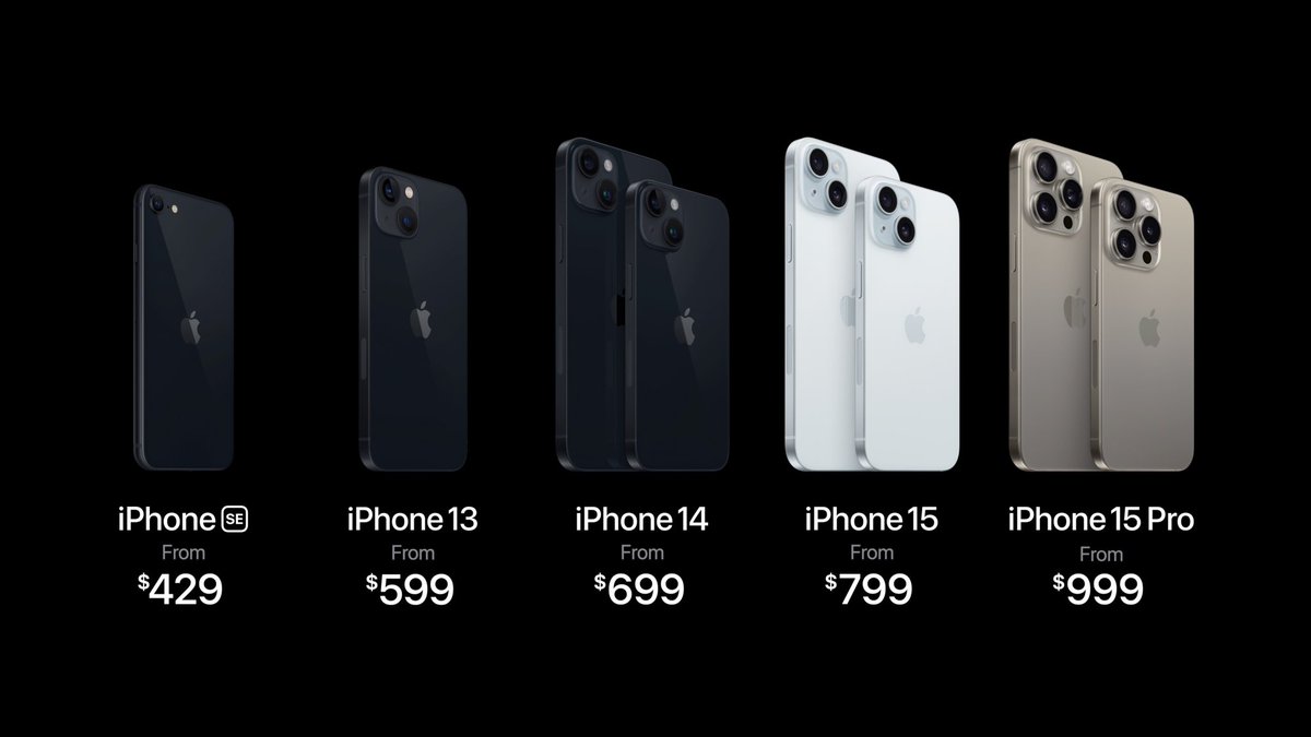 The new iPhone lineup! Will you be buying a new iPhone? #AppleEvent
