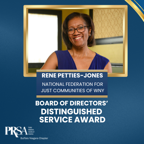 Join us as we honor <a href="/RenePettiesJ/">Rene Petties-Jones</a> with the Board of Directors Distinguished Service Award. Rene will be recognized at the 33rd Annual Excalibur Awards slated for September 21 at the Tewksbury Lodge. Don't delay - registration ends Friday, September 15! prsabuffaloniagara.org/meetinginfo.ph…