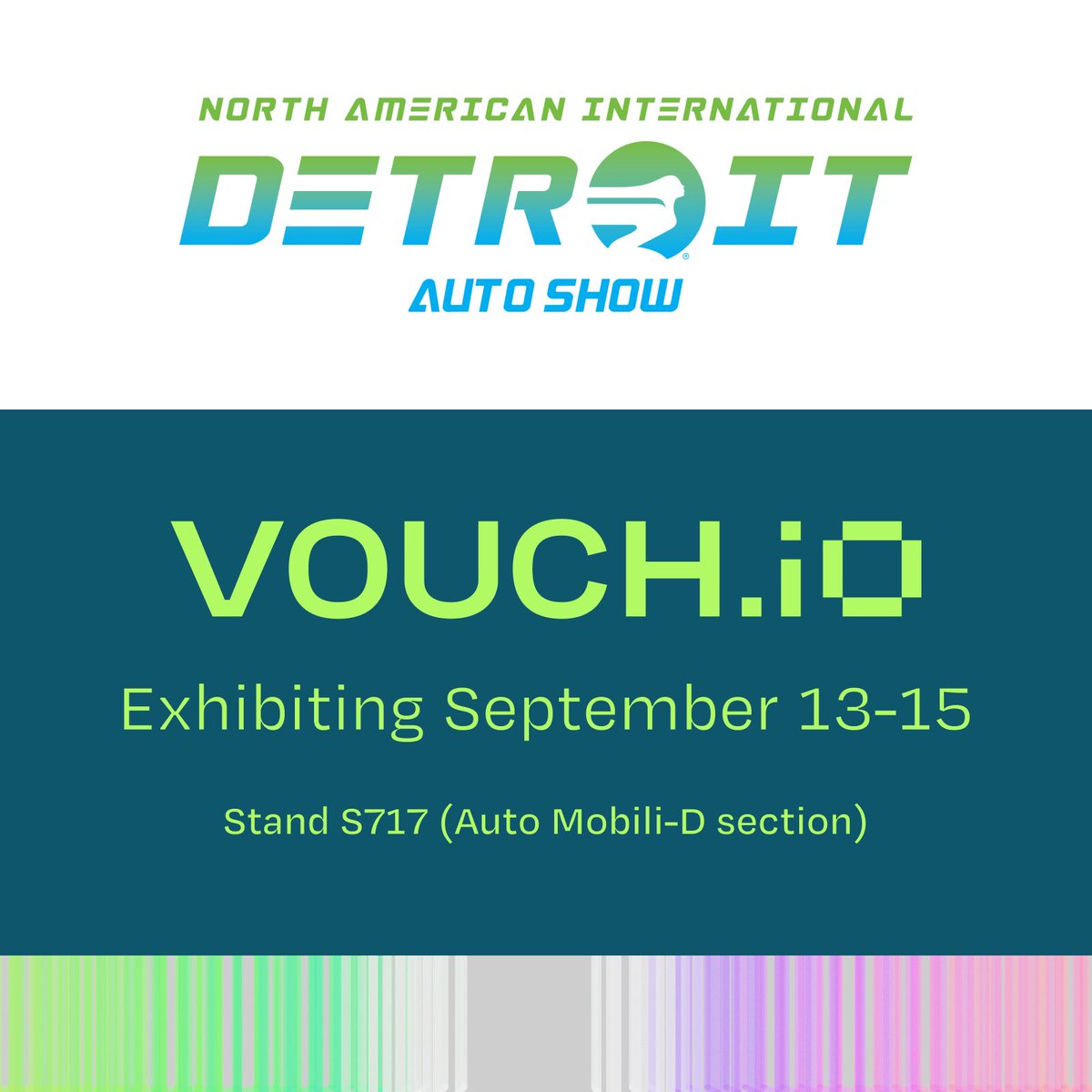 Gear up for an unforgettable experience at @NAIASDetroit! Stop by Vouch.io at stand S717 (Auto Mobili-D section) to witness our revolutionary offline-first framework for shareable security. Get ready to be wowed, because we're not just showing you the future –…