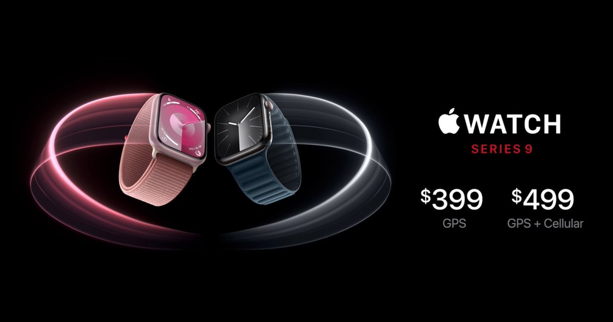 fulltime_techie's tweet photo. And here is the new iPhone lineup and Apple Watches launched in today's #AppleEvent! 
iPhone 15 Pro starts from $999, 15 Pro Max starts from $1199, Watch Ultra 2 $799, Series 9 starts from $399! 

#AppleEvent #iPhone15Pro #iPhone15 https://t.co/RKUmCnbdco