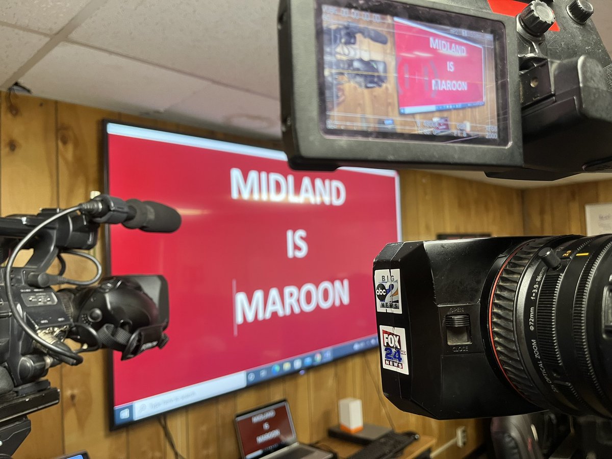 Midland Legacy football trolling at the weekly presser