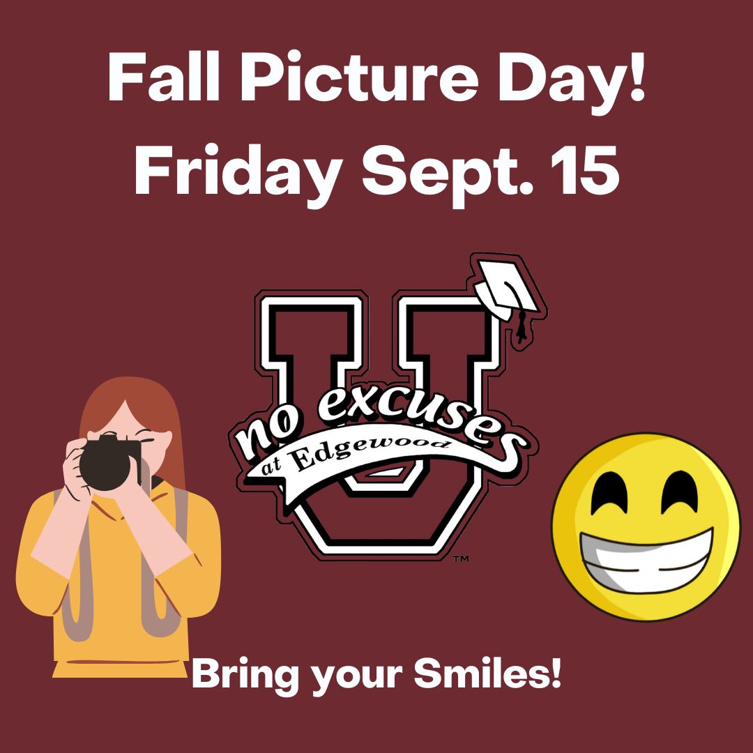 Fall Picture Day is Friday September 15! Bring your Smiles!
#goknights #EWproud #ewbusd
#BUSDProud
