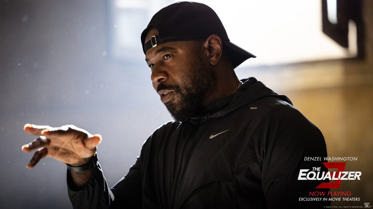 It takes a GOAT to direct a GOAT. Shoutout to Antoine Fuqua for his work on The Equalizer franchise. #FilmmakerFriday

#TheEqualizer3 – now playing exclusively in movie theaters. Get tickets: equalizer.movie