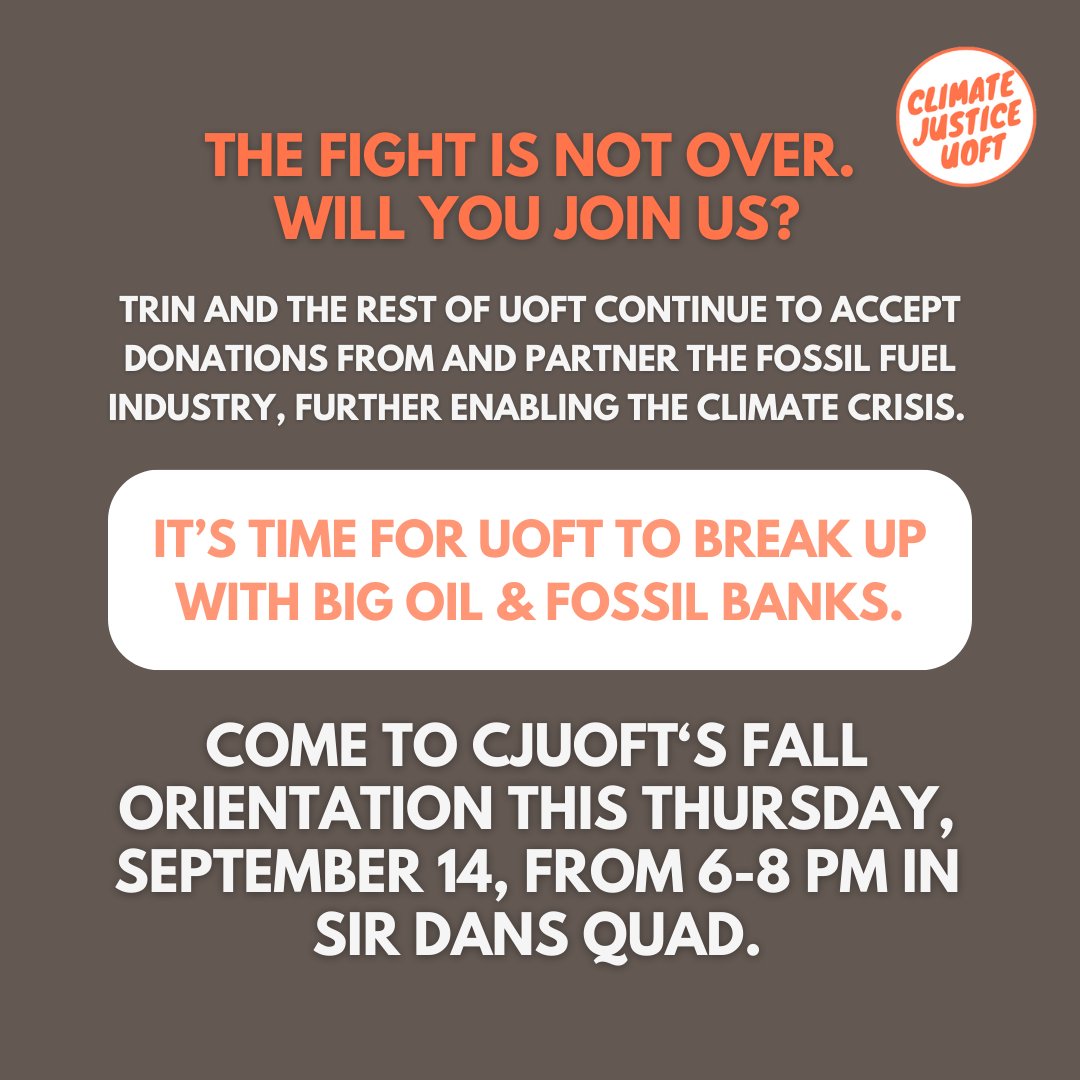 Climate Justice UofT tweet media