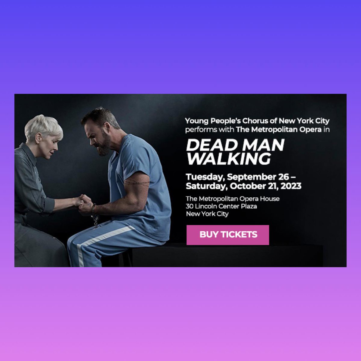ypcofnyc's tweet photo. YPC’S 2023-24 season is here!
Highlights include participation in The Metropolitan Opera’s Premiere of Dead Man Walking, American Ballet Theatre’s The Dream, and Carmina Burana at legendary Carnegie Hall, and of course, YPC’s beloved A Very Merry New York at David Geffen Hall. https://t.co/2suMAQ6SUV