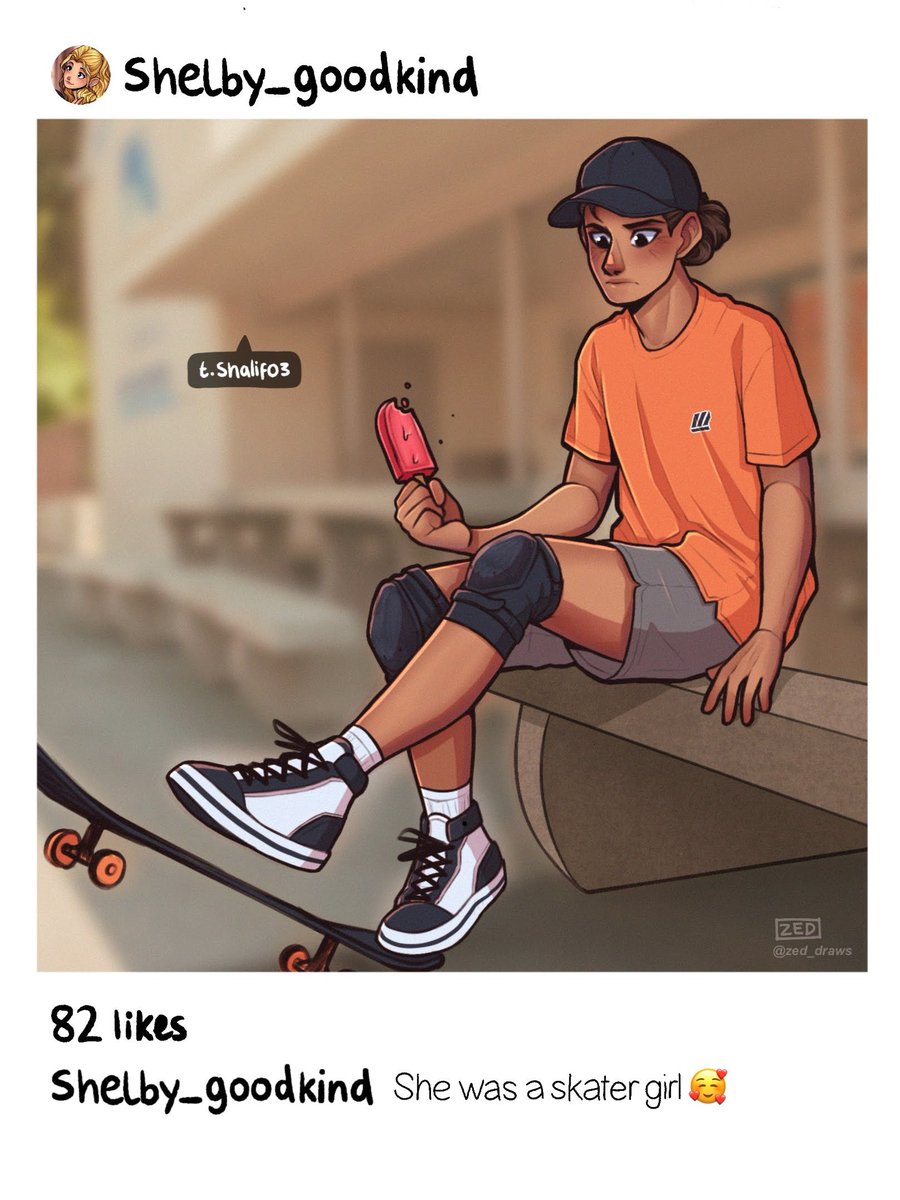 she was a punk, she did ballet