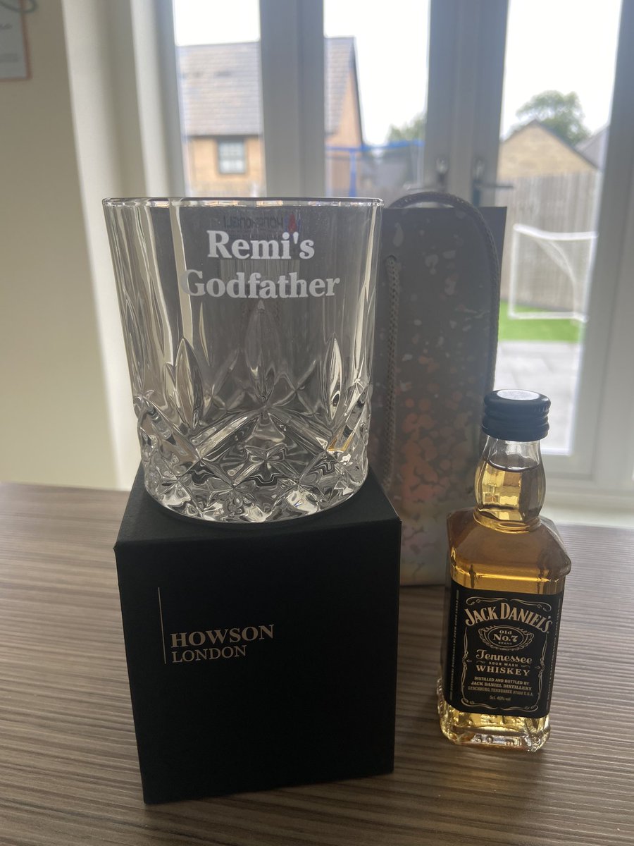 Dannywood1's tweet photo. Absolutely over the moon and honoured to be asked to be Remi’s Godparent…the gift is a touch too! 👌🏼🥰 https://t.co/ISYjcYY7M2