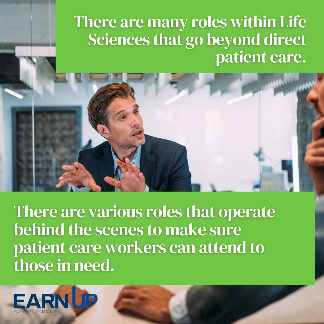 Earn_Up's tweet photo. The life sciences industry includes so many fields and areas of specialty that many are not aware of, including many of the life science roles that fall on the business side. SWIPE to learn more! https://t.co/VNgX34bmBz