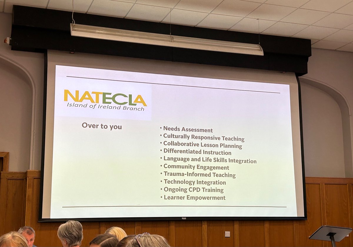 Delighted to be hosting our partners @natecla_ioi for ESOL showcase! Amazing turnout reflects the interest and public support for language education at grass roots 🌱