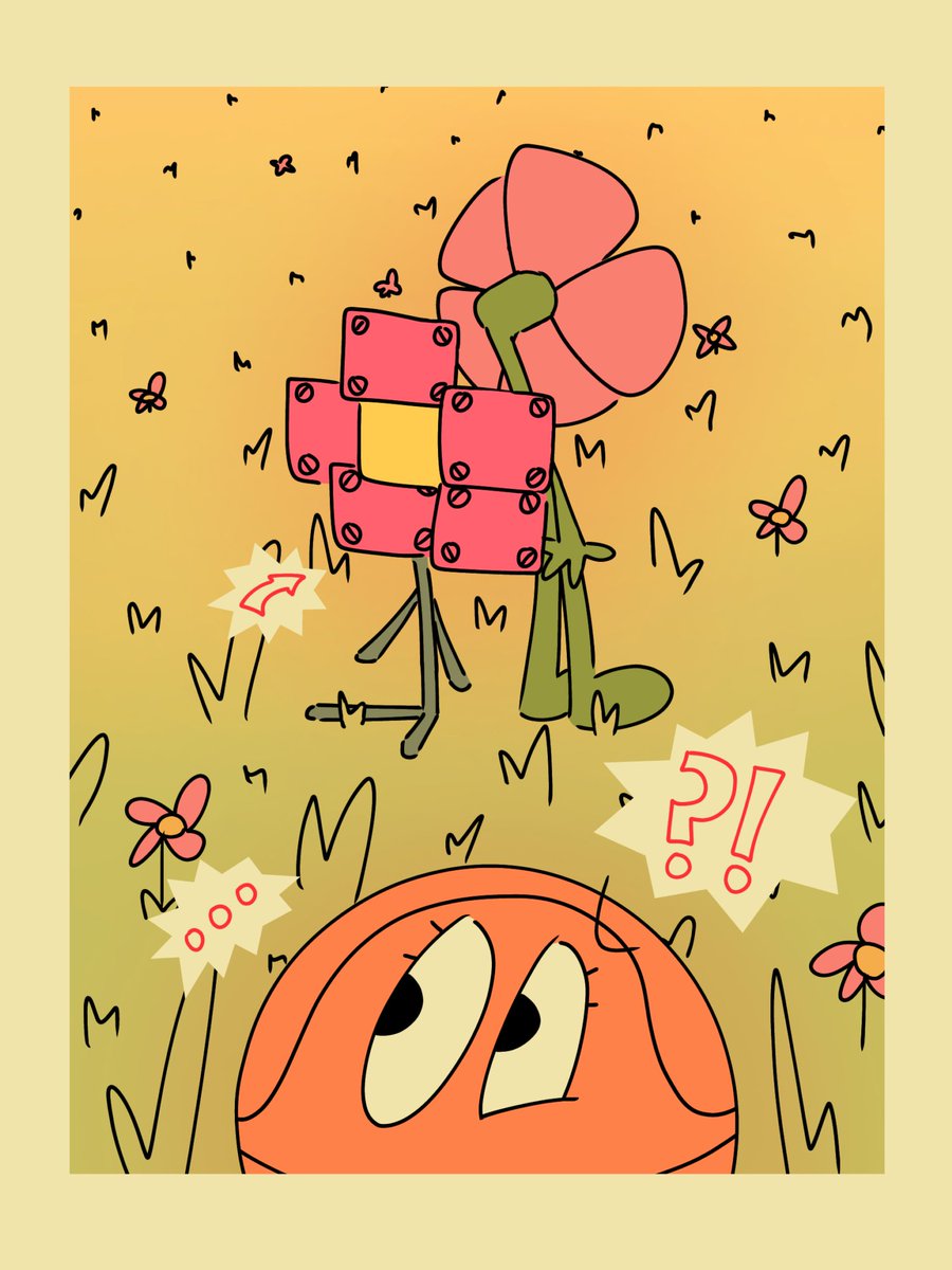 but you’re you, robot flower! #osc #objectshowcommunity #bfdi #bfb #tpot
