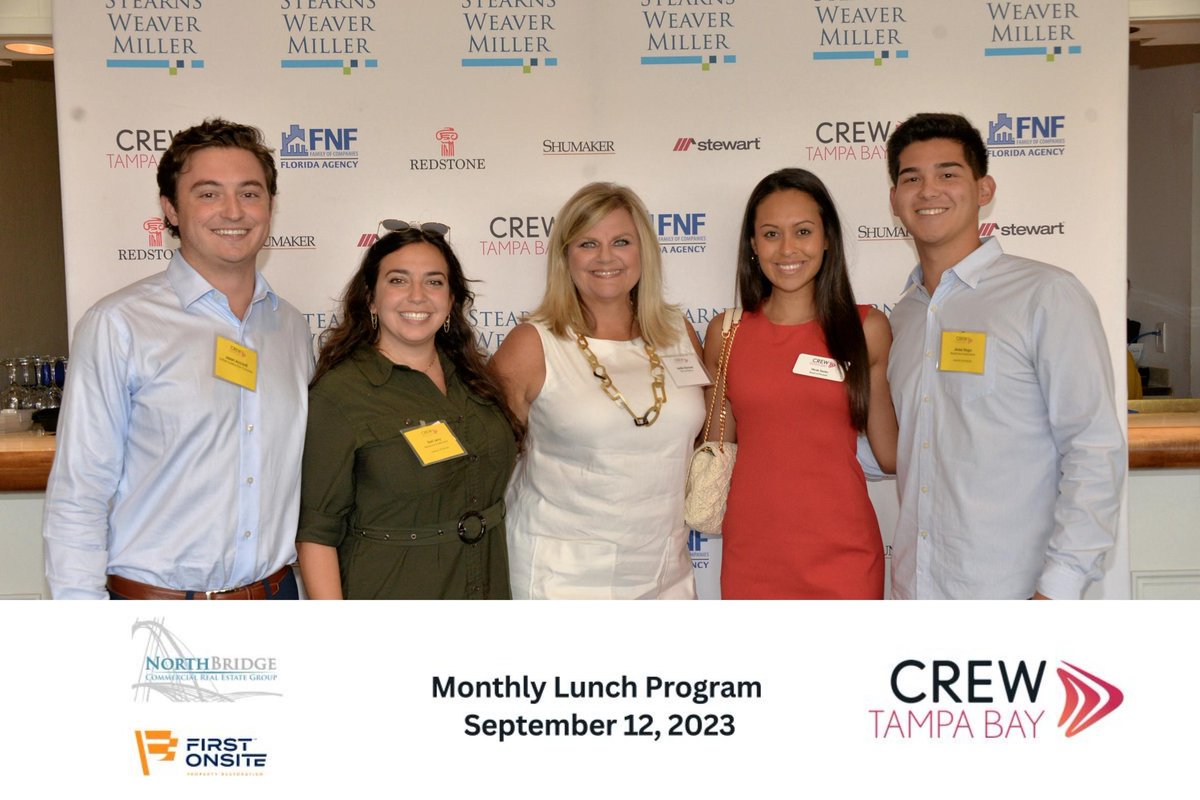 Great return to CREW Tampa Bay luncheons today following the summer break!

Redstone Investments is a proud Diamond annual sponsor and supporter of CREW Tampa Bay

#CrewTampaBay #CRE