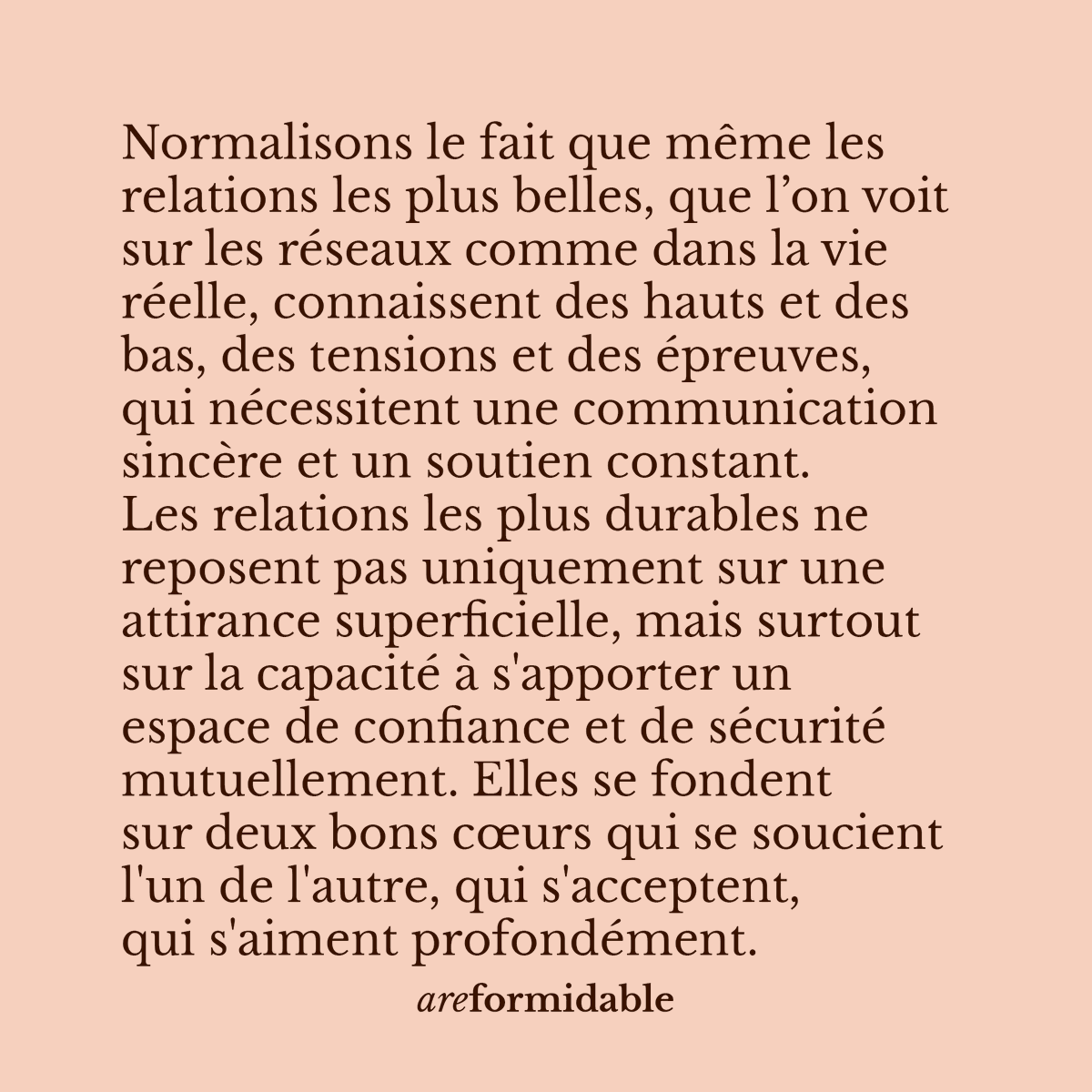 areformidable's tweet photo. Deux bons cœurs qui s'aiment... 💞 #areformidable #citation #relation #epanouissement https://t.co/CNiep7BSRe