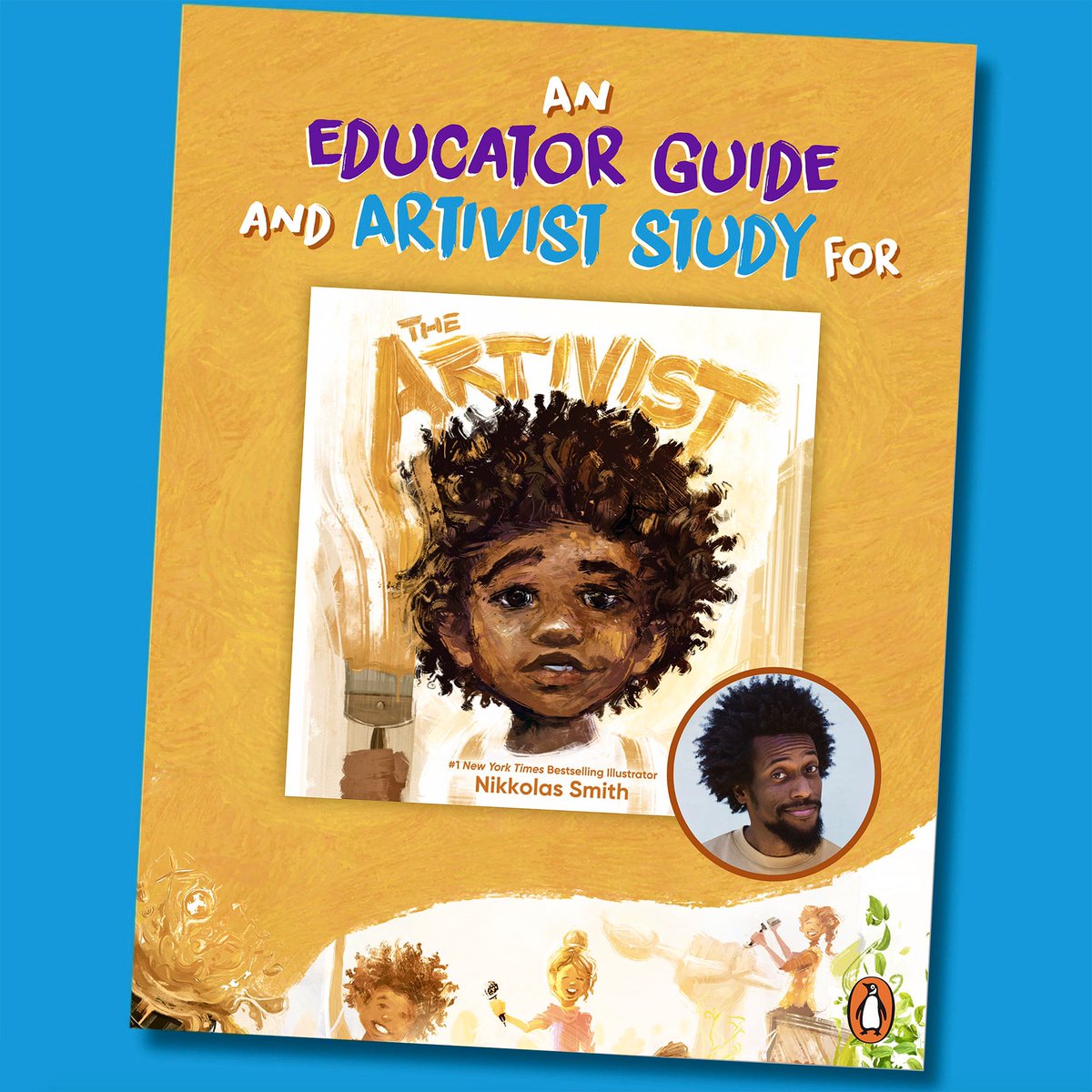 Calling all Teachers! 🗣️📚🎨✨  I’m  so excited to share the Educator Guide for THE ARTIVIST!  Written by @tiffanymjewell , this gives you all you need to bring Artivism &amp; #TheARTIVIST  into your classroom!
Download the guide! >>
penguinschoollibrary.com/ArtivistGuide

#WhatChangeWillYouCreate?