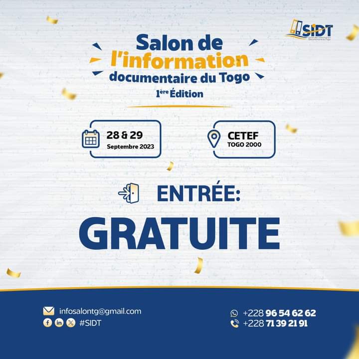 SIDTTG's tweet photo. Nous avons une information très très importante pour toi.
Tu n'auras rien à payer pour participer aux panels et ateliers.
Inscris toi en même temps à travers ce lien pour réserver ta place.
https://t.co/7aZJsS0vG0
#SIDT https://t.co/pmiV3PNVP8