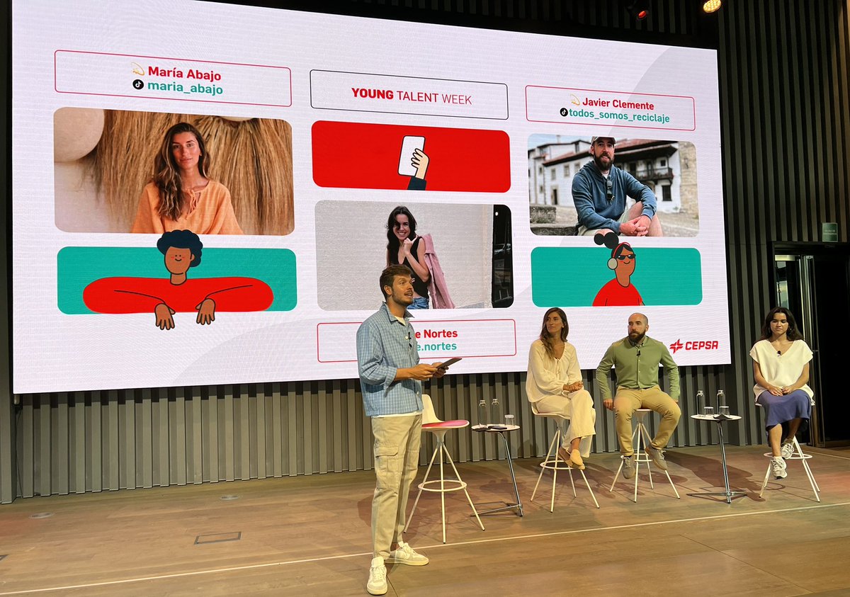 _davidalonso_'s tweet photo. Gracias a @Pabloglezrt @wearetrivu @MariaAbajo @irenenortes @JavierClementeF por inspirar a los jóvenes (y no tan jóvenes🙋🏻‍♂️🤫) de @Cepsa sobre cómo poder influir a través de la comunicación digital para impulsar un futuro más verde y sostenible 🌿

#YoungTalentWeek https://t.co/ni1af1YBF3
