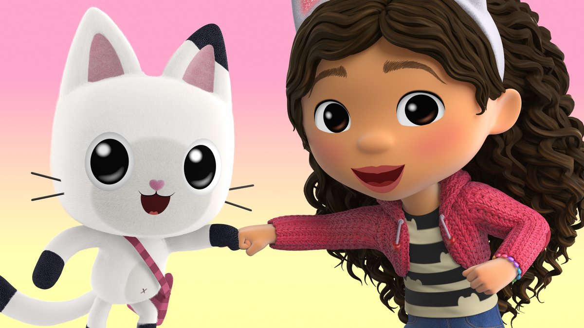 dreamworksjr's tweet photo. What's just as good as a hug attack? A genuine Pandy Paw bump! #HugAndHigh5Day #GabbysDollhouse https://t.co/4m5AA1uf4n
