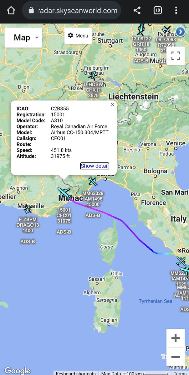 scan_sky's tweet image. The Final Movement Of The Weekends #G20Summit2023 🇮🇳

#RCAF 🇨🇦 - Airbus CC-150 304 - 15001 - #CFC01

Canadian Prime Minister #JustinTrudeau 🇨🇦 Returning To Ottawa Via Rome 🇮🇹 After Being Stranded In India 🇮🇳 For 2 Extra Days, Due To A Fault With 15001.