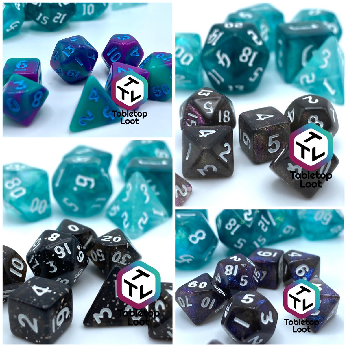 TabletopLoot's tweet photo. Shop update and restock! I’ve got D100s now! A variety of mini dice and Necromancer’s Thrall is back in stock!!
.
.
#dnd #dungeonsanddragons #Dice #tabletoploot https://t.co/9jRBcMYNxZ