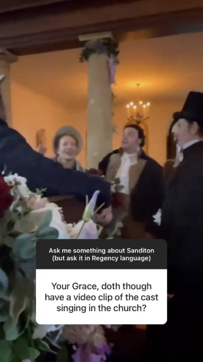 eatworldweve's tweet photo. #Sanditon friends! Head over to @edbdavis IG where he graciously just shared my request of a video clip of the cast singing in the church 😊 It’s pure joy and fun 😊 #SanditonS3 #SanditonPBS @SanditonSister2   @TurloughConvery  @aliceorrewing @emmagafielding #BenLloydHughes https://t.co/XR0JU2gQGN