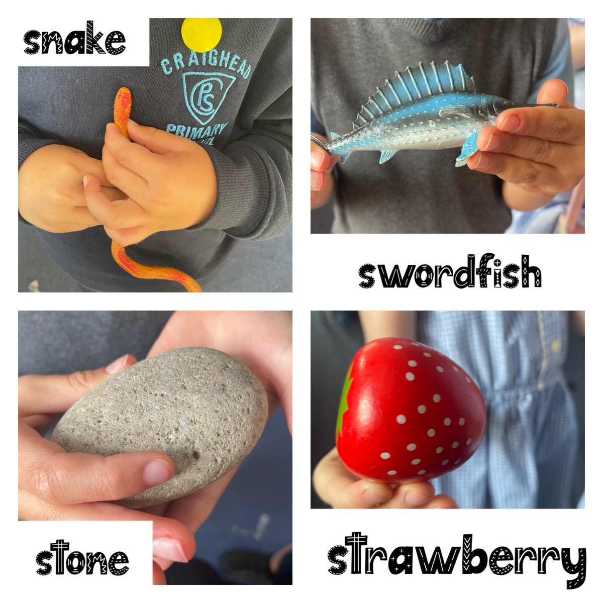 MrsGelston's tweet photo. P1a went on a sound hunt to find items around our classroom that begin with s, t and p. #literacy #phonicsgames #sounds #rwi #literacygames #eyfs #eyfsliteracy #readingisfun #love #learning #phonicsforkids #phonicsstars #reading #phonicstuff #cvc #playistheway #p1fun #p1a https://t.co/xndxyGunpi