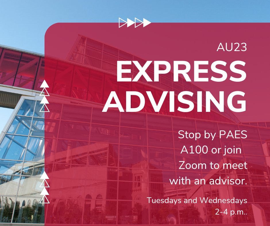 OSUEHEOUE's tweet image. Need advising help?

Stop by our drop-in hours on Tuesdays and Wednesdays 2-4 p.m. this semester, no appointment necessary!

Join in PAES A100 or over Zoom by emailing ehe-oue@osu.edu